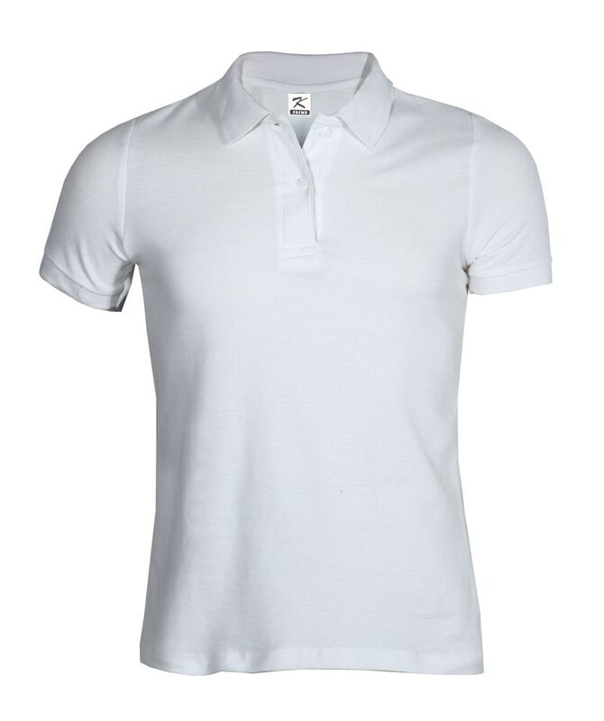 Γυναικεία Polo 200gr WHITE 100%COTTON